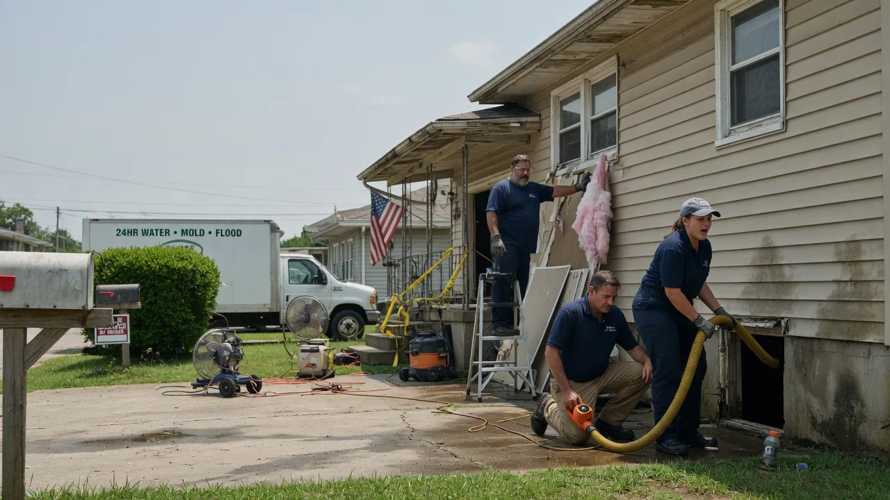 Water Damage Repair in Mounds, OK near me